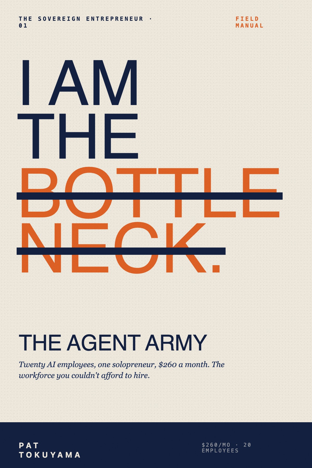 The Agent Army — Book 1 · The Sovereign Entrepreneur (book cover)